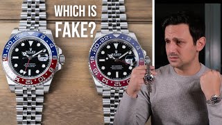 ROLEX PEPSI REAL VS. FAKE in 2023: Rolex GMT-Master II vs. $600 Expensive Fake | 126710BLRO by Wrist Enthusiast 59,546 views 7 months ago 7 minutes, 49 seconds