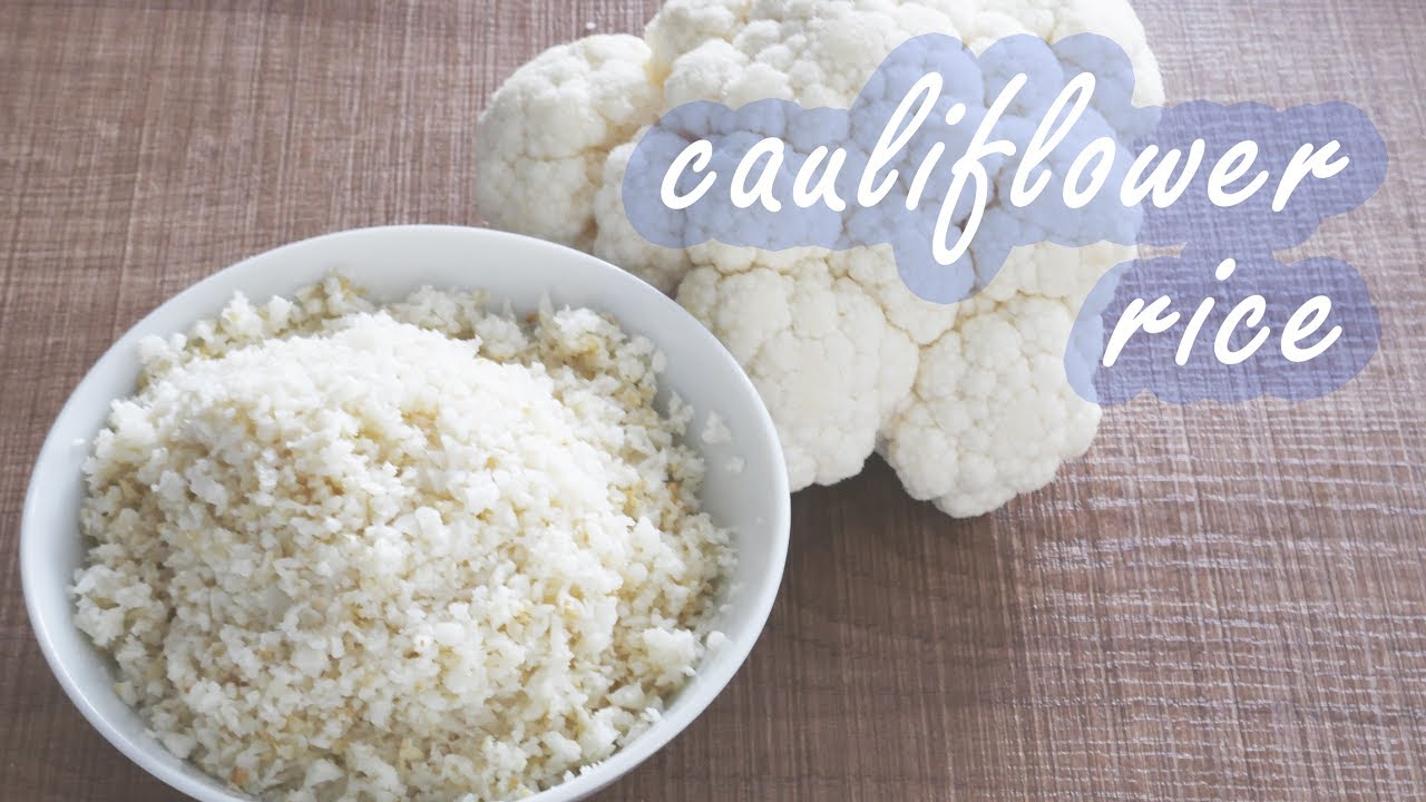 How to make cauliflower rice YouTube
