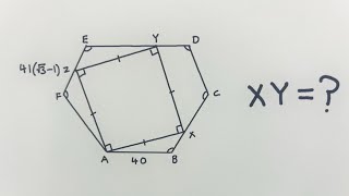 Q350 | Math Olympiad | Geometry | 2012 AMC 12B Problem 21 | Equiangular Hexagon | Square | Sin Cos