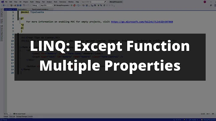 C# LINQ - Except Function with Multiple Properties