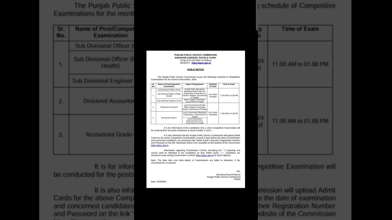 PUNJAB PUBLIC SERVICE