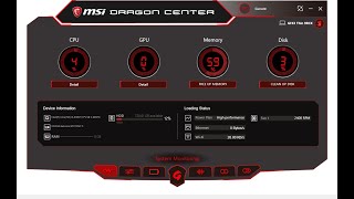 How To Install Dragon Center Msi Laptop Gf-63 Thin-9Th Gen Processor Ti 10 Series