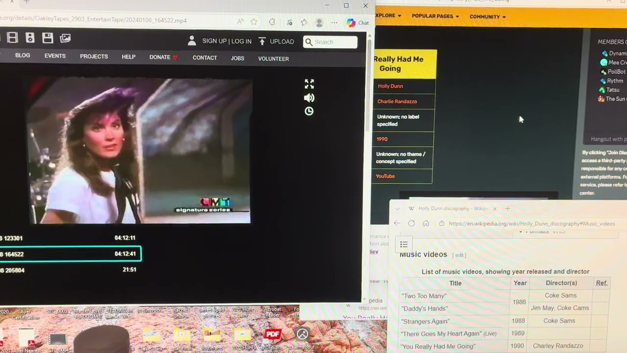 Gerry Wenner directed Holly Dunn’s You Really Had Me Going video