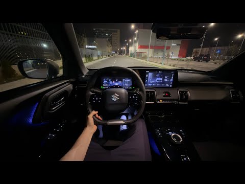 Driving Suzuki eVitara 2026 at Night - No Comment!
