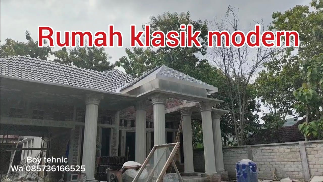 RUMAH KLASIK MODERN 12X16 TIGA KAMAR TIDUR 