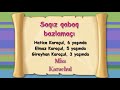 Saqız qabaq bazlamaçı. Karaçul: Hatice, 6 yaşında, Elmaz, 5 yaşında, Gireyhan, 3 yaşında