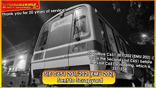Sie C651 201202 Emu 202 Sent To Scrapyard
