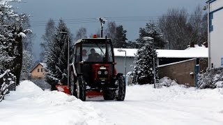 Vyhrnování sněhu 2017