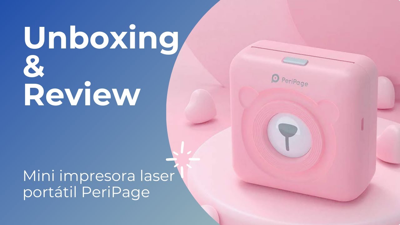 Unboxing y Review de mini impresora laser PeriPage - YouTube