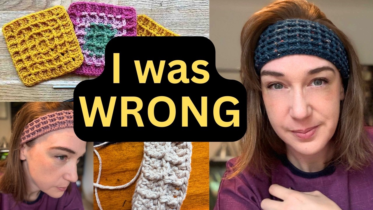 Я ТАК ошибалась по поводу этого узора для вязания крючком...