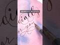 真似できる手書き技【3色インク】【モダンカリグラフィー】　#手書き #shorts