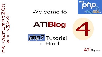 4. PHP Constants | PHP Tutorial | Hindi | ATIBlog