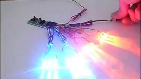 RC LED Lights Kit - Strobe & Flash Chaser 4 channel