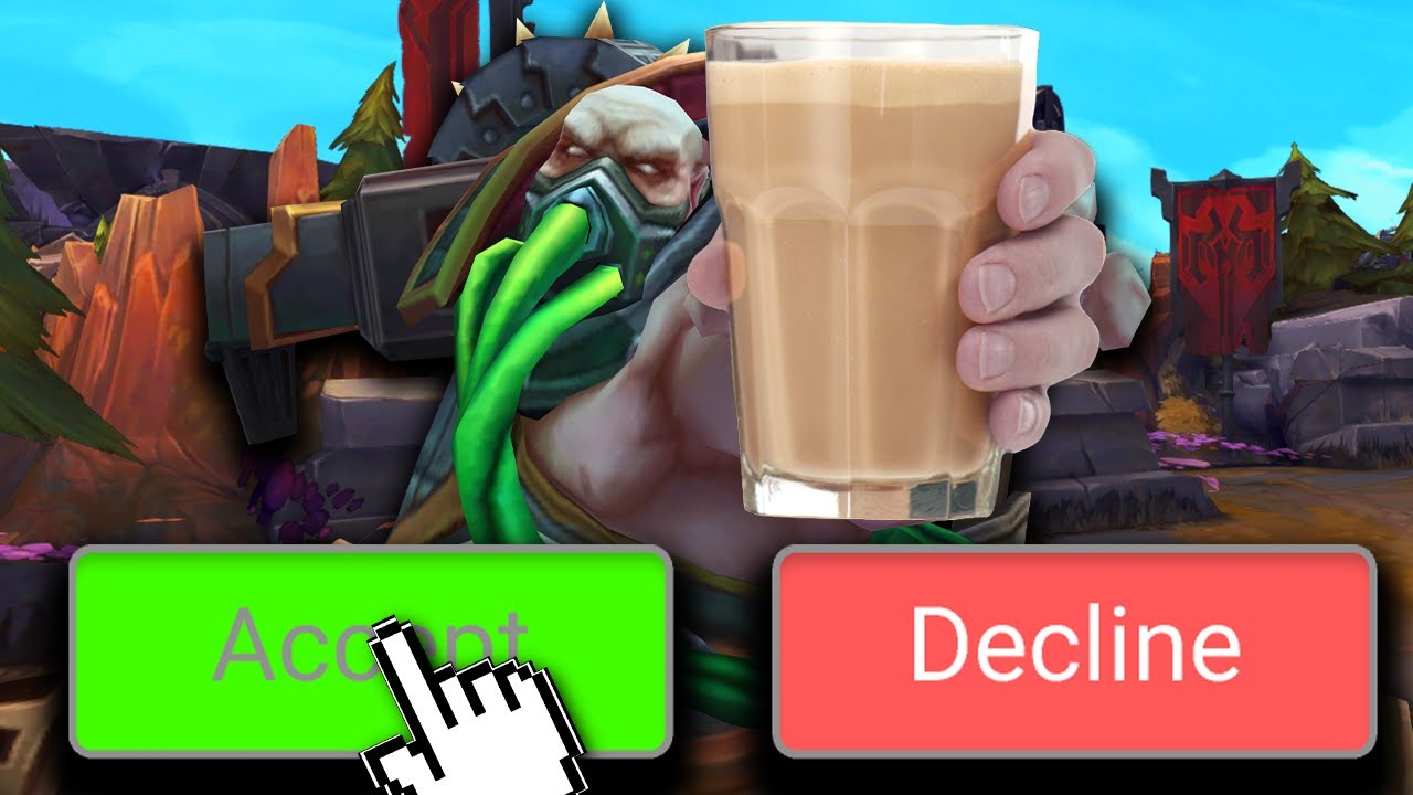 Urgot offers you da choccy milk accept? | Urpog