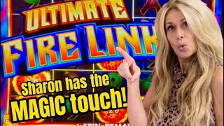 🔥SHARON has the MAGIC touch🔥 on ULTIMATE Fire LiNK SLOT machine! #slots #ultimatefirelink