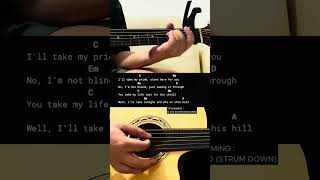 Die On This Hill - Sienna Spiro | Easy Guitar Tutorial For Beginners #guitarlesson #shorts