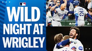 Cubs & Dodgers Crazy Final Innings Dodgers Go Up With 5-Run Inning, Then Cubs Climb Back