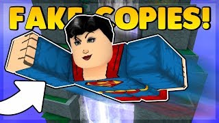 Playing Fake Copies Of Roblox Super Power Training Simulator