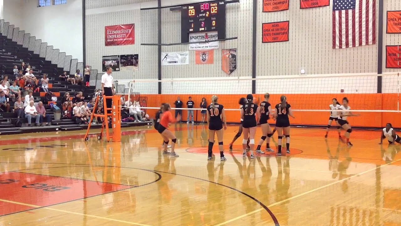 NCHS vs Peoria Manual Varsity Volleyball Game 2 YouTube