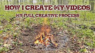How I Create Ambience Videos From Forest Fire to Final Edit 🔥 Behind the Scenes