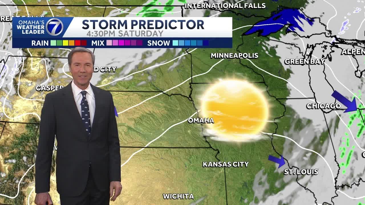 Sunshine in the Saturday forecast for Omaha