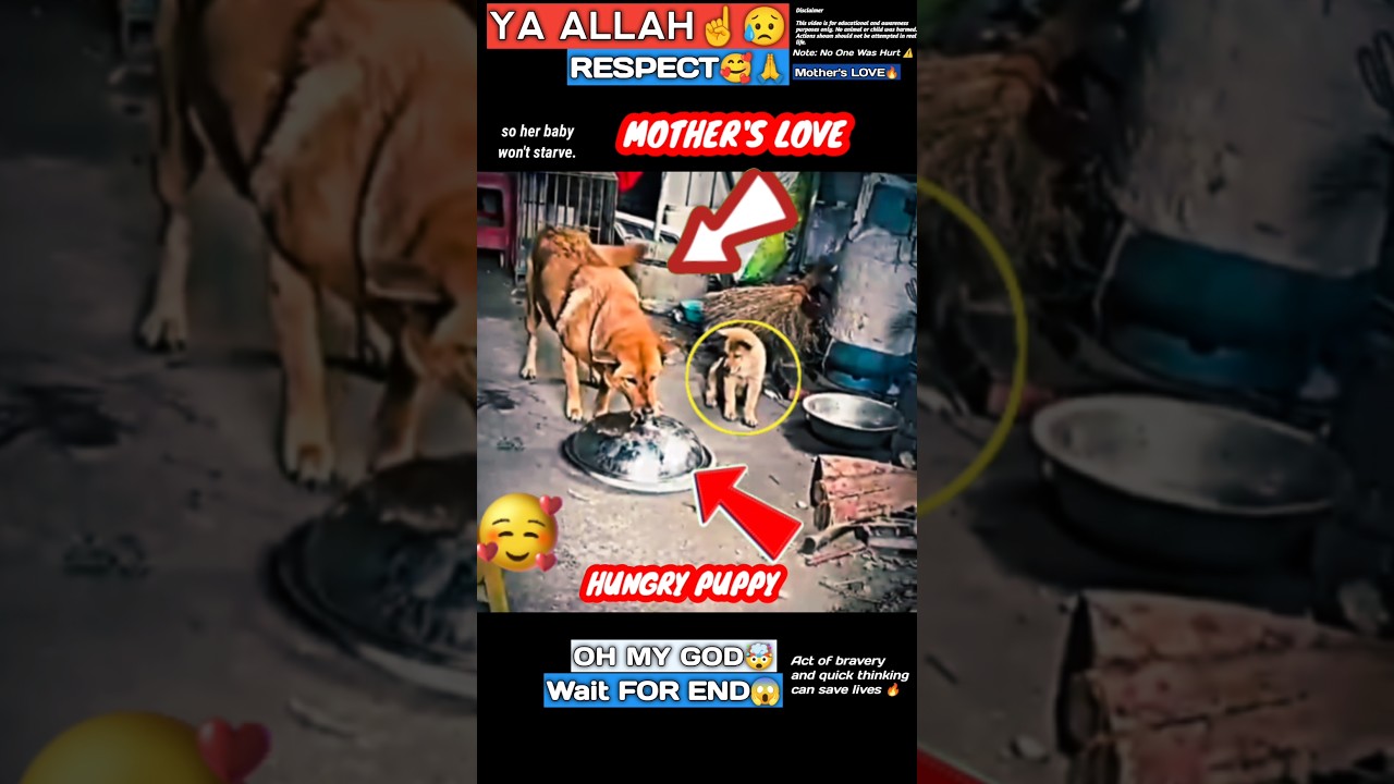 Respect FOR this Mother's LOVE😍🙏