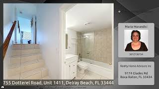755 Dotterel Road, Unit 1411, Delray Beach, FL 33444