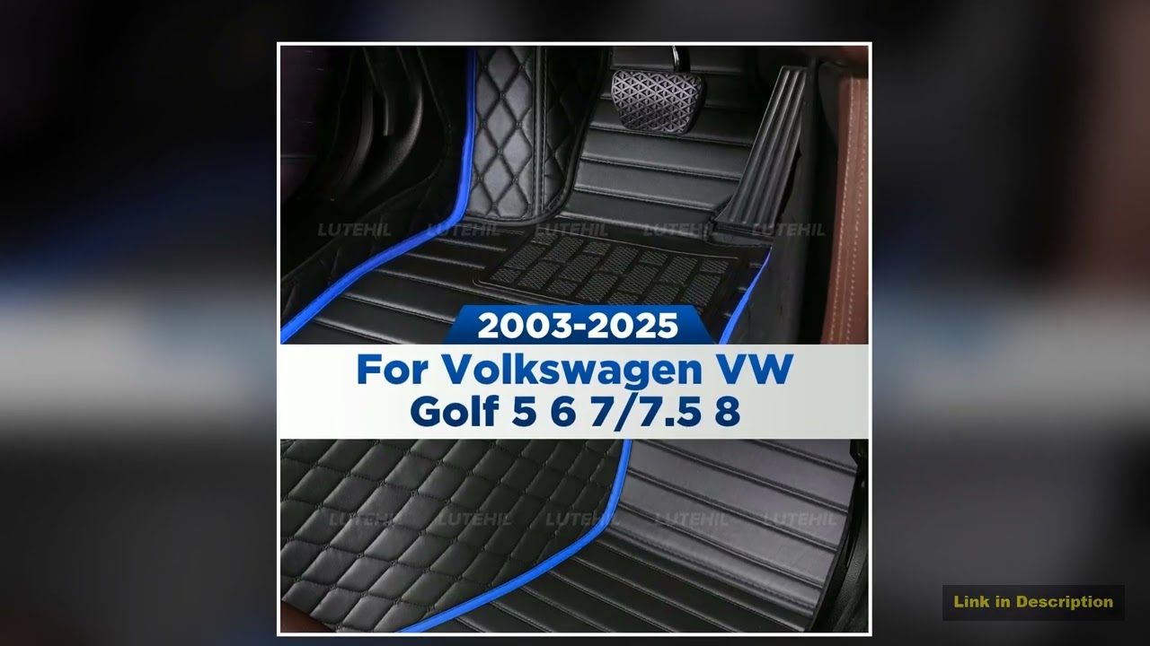 For Volkswagen VW Golf 5 6 775 8 20032025 Custom Car Floor Mat Automobile Carpet Interior Details