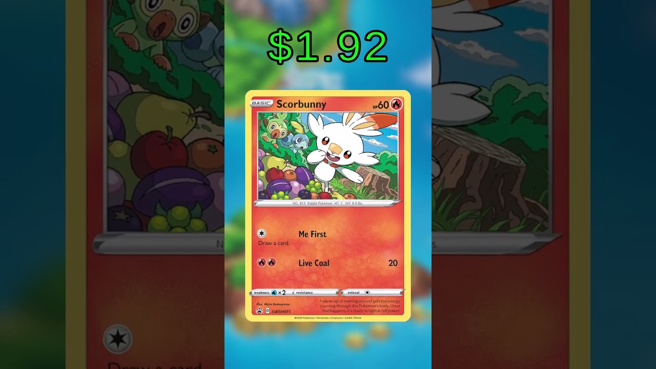 scorbunny pokemon card value Scorbunny - 30/202 - Sword & Shield