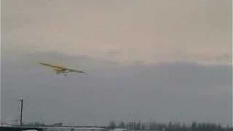 Scratch Built Piper CUB Maiden Flight