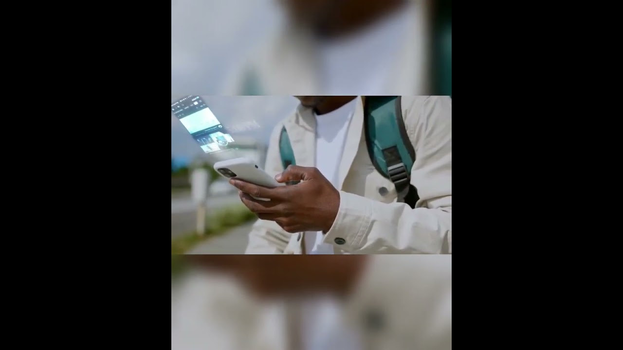 3D hologram mobile effect made in after effects #shorts #adobe #smartgadgets