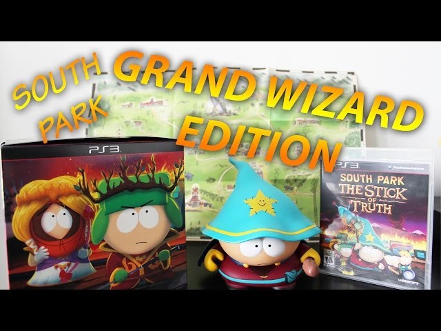 South Park The Stick Of Truth Grand Wizard Edition Unboxing - PS3  