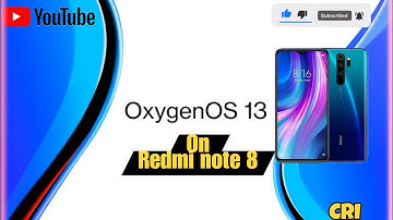 HOW TO INSTALL OXYGEN OS ROM ON REDMI NOTE 8🔥⚡// OnePlus Port 8t // Redmi note 8..