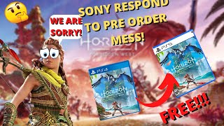 Sony Apologize For Horizon Pre Order Mess