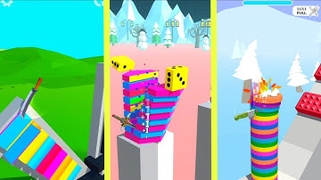 Slice All vs Slicer Knife vs Slice It All - Very Satisfying and Relaxing ASMR Slicing Game