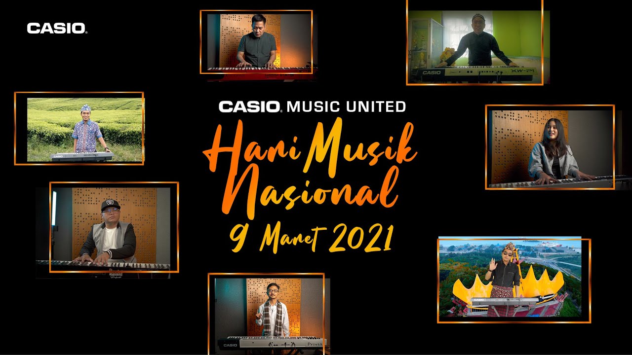 Virtual Concert Casio Music United Hari Musik Nasional Indonesia 2021
