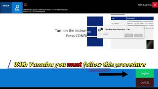 Yamaha motorcycle diagnostic procedure - Texa diagnostics software