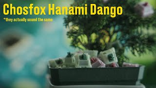 a delectable duo | Chosfox Hanami Dango Linear/Tactile Switch Overview and Sound Test