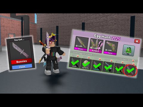 CLAIMING THE LEGENDARY BUNNIES KNIFE IN MURDER MYSTERY 2! (Easter Event 2025)