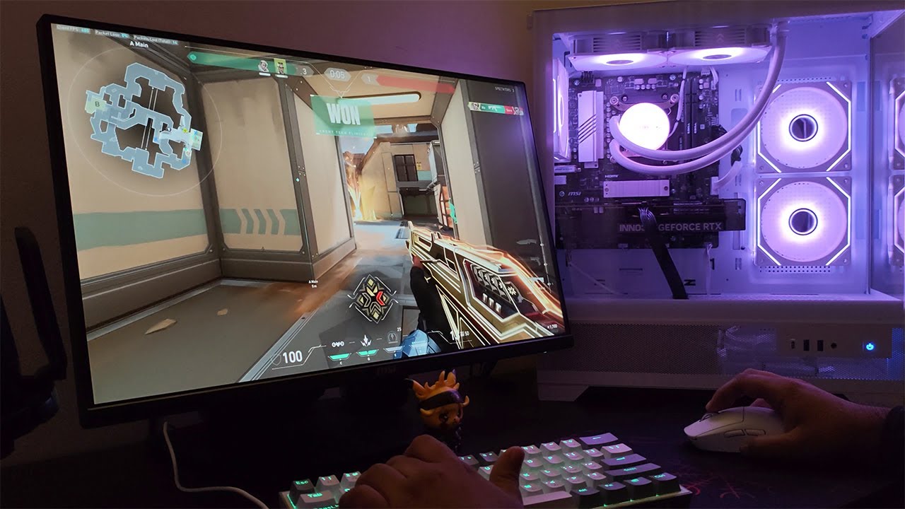 Smooth 300Hz POV Valorant 🎮 G Pro X Superlight + Keyboard & Mouse Sounds | Relax & Focus | 4K 60FPS