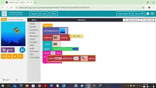 how to make a game in sprite lab
