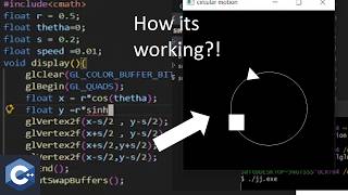 Circular Motion in C++ | FreeGLUT Coding Tutorial Step by Step