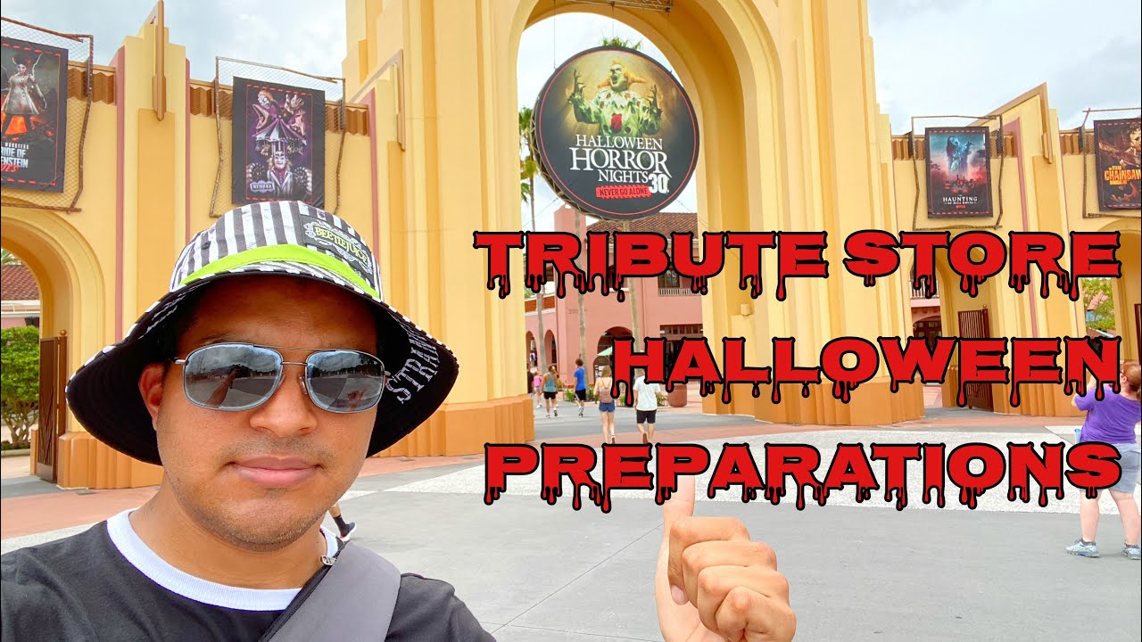 HHN Tribute Store 2021 and some preparations at Universal!!