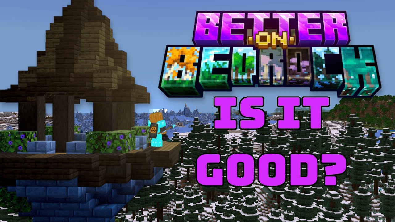 Is This The BEST Minecraft Mod? | Better On Bedrock #1 - YouTube