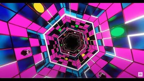 10 hour 4k fast moving disco hexagon shape  colorful Lights Background (Free Video Background loops)