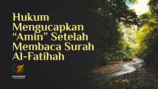 Hukum Mengucapkan \