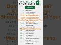 Essential Shortcut key for MS Excel | You must know