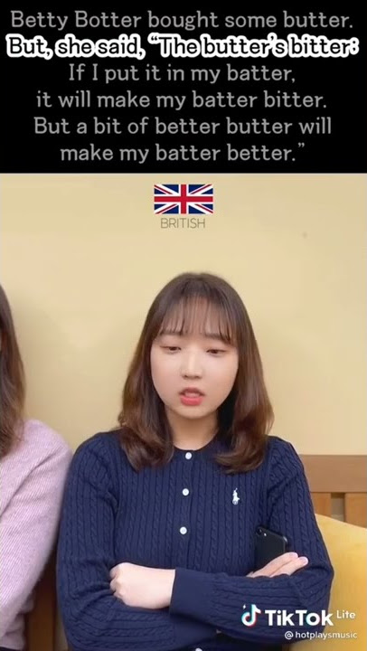 American Vs British Tongue Twister Challenge