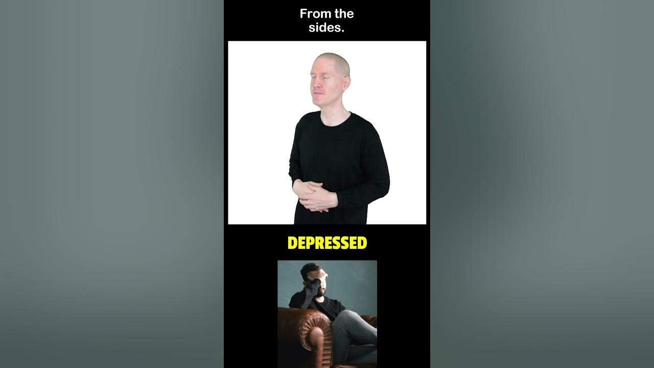 How To Sign DEPRESSED in ASL | American Sign Language - YouTube