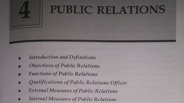 FYBCOM SEM 2 BUSINESS COMMUNICATION CHAPTER 4 PUBLIC RELATIONS #publicrelations #bc #fybcomsem2